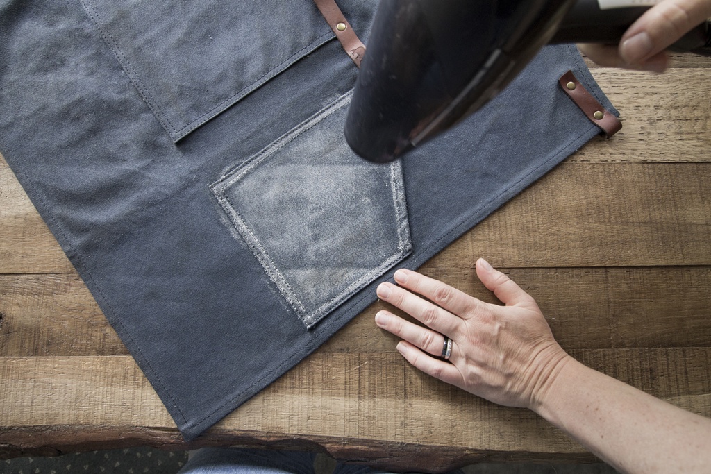 was voor gewaxt canvas 