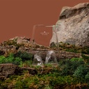 design glas topographic- Grand Canyon 