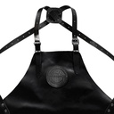 luxury leather apron denim