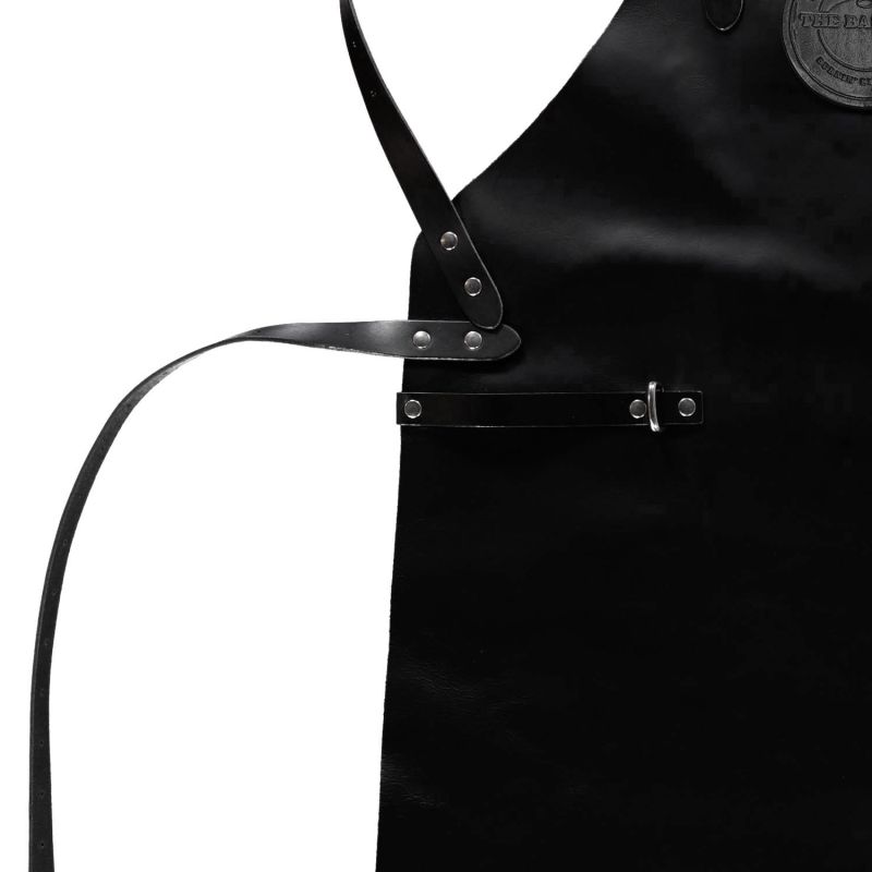 luxury leather apron denim