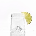 set 4 shotglazen topographic 