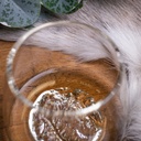 set van 2 topographic glazen - Moutn Everest & Mont Blanc