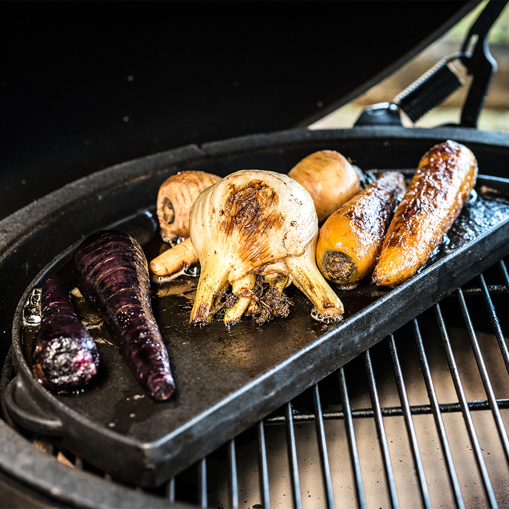 half cast iron plancha xl