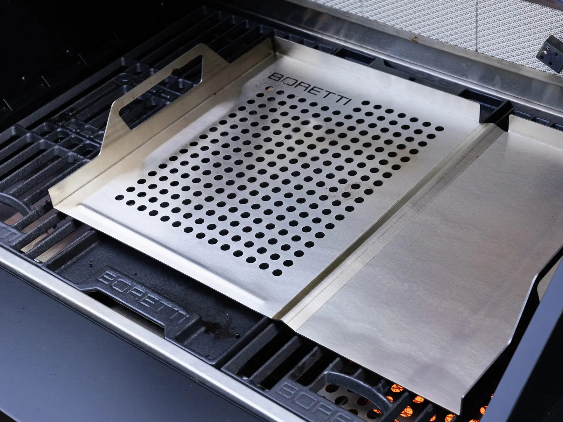 2-in-1 Grill tray met spatel