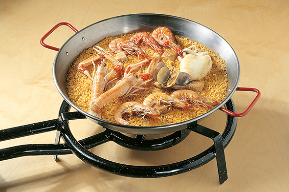 opzetstuk paellapan gasaansluiting d70