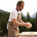 schort n°325 stonewashed - havane