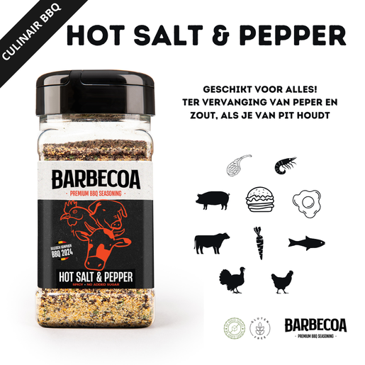 hot salt & pepper 250 gr
