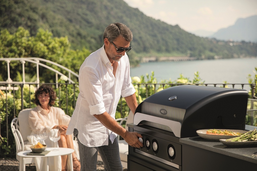 leonardo top 3-brander gasbarbecue-inbouw