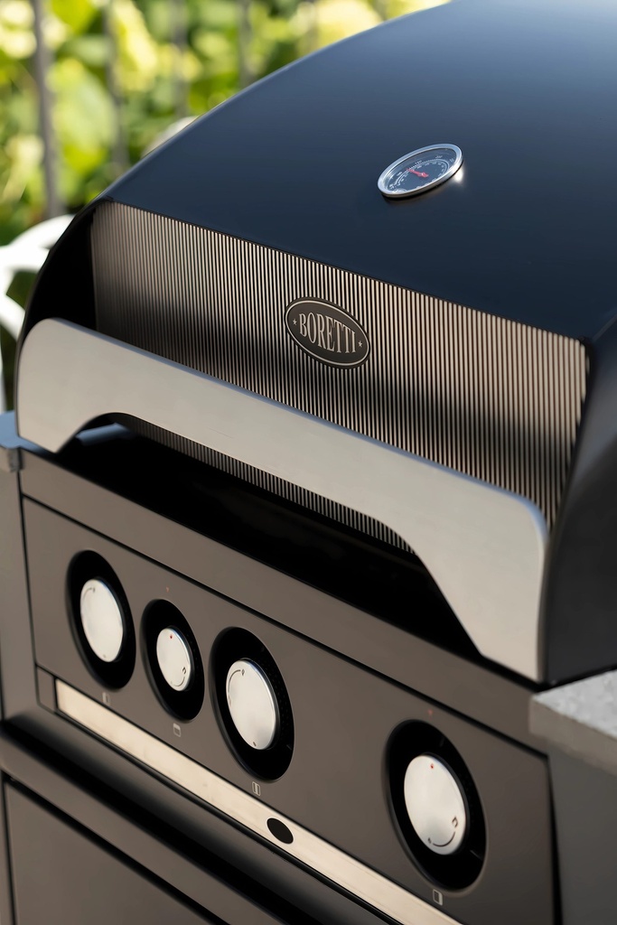 leonardo top 3-brander gasbarbecue-inbouw