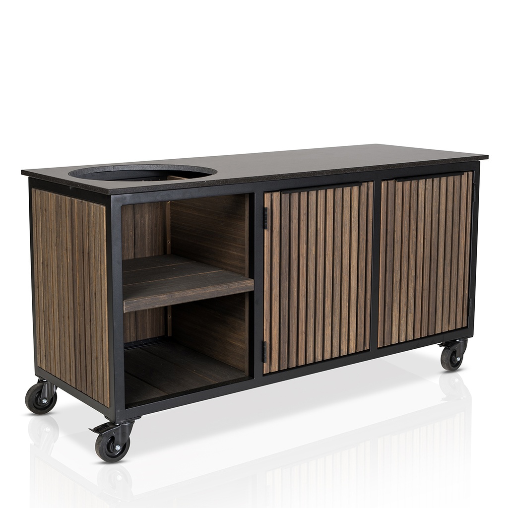 buitenkeuken bamboo graphite rhombus inferno 