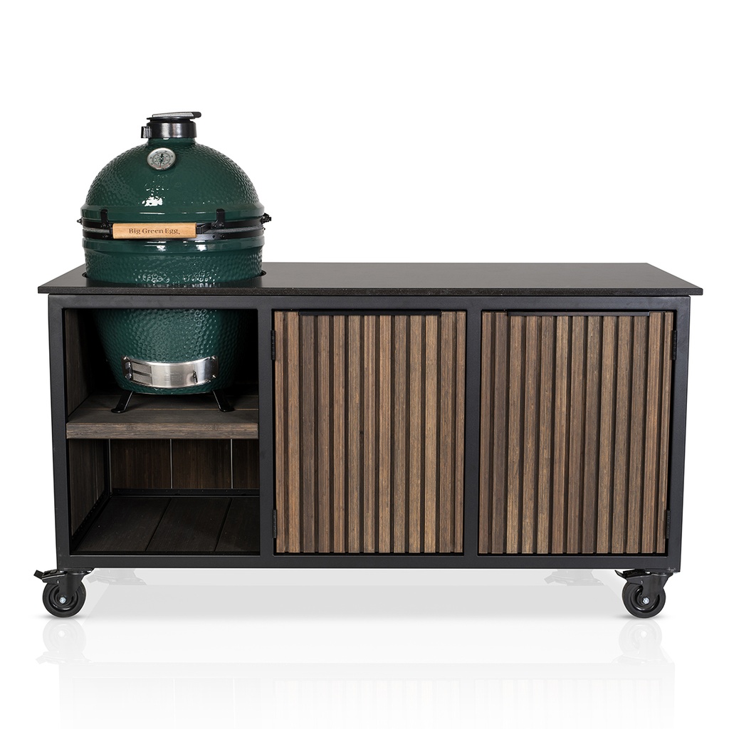 buitenkeuken bamboo graphite rhombus inferno 