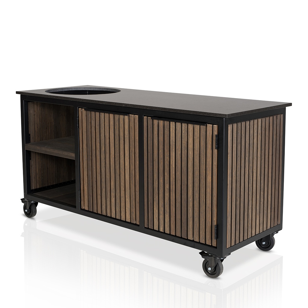 buitenkeuken bamboo graphite rhombus inferno 