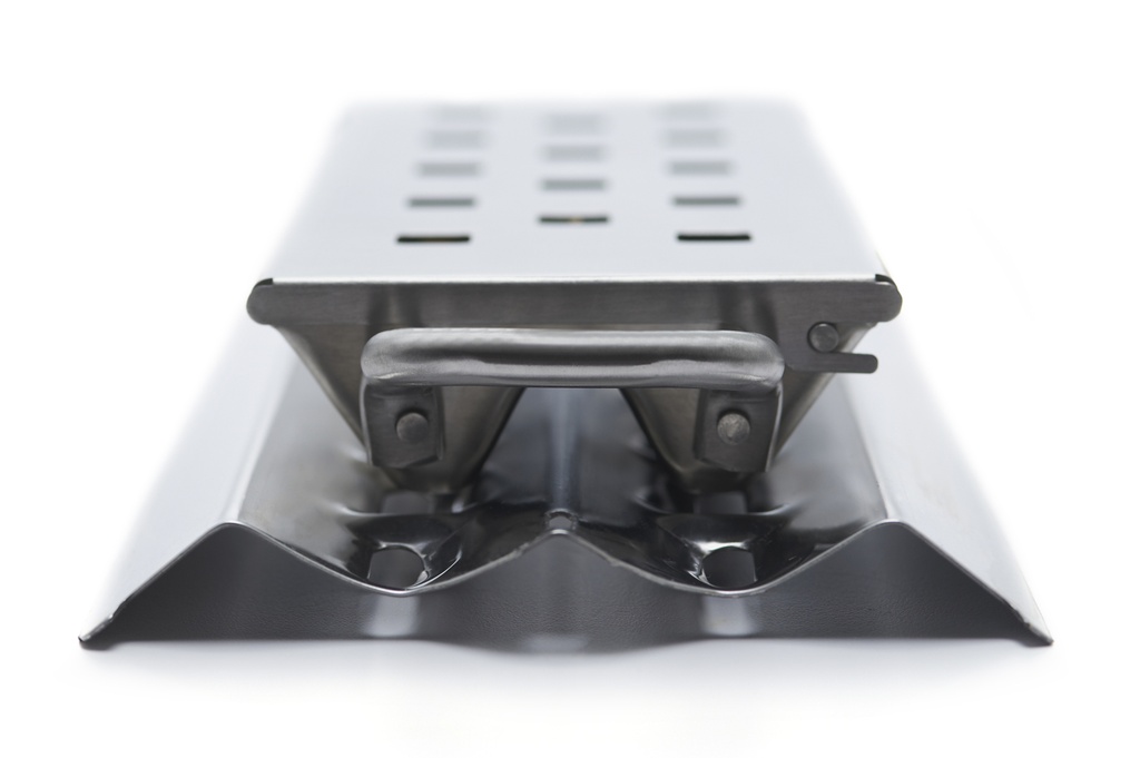 inox rookkastje, afsluitbaar 