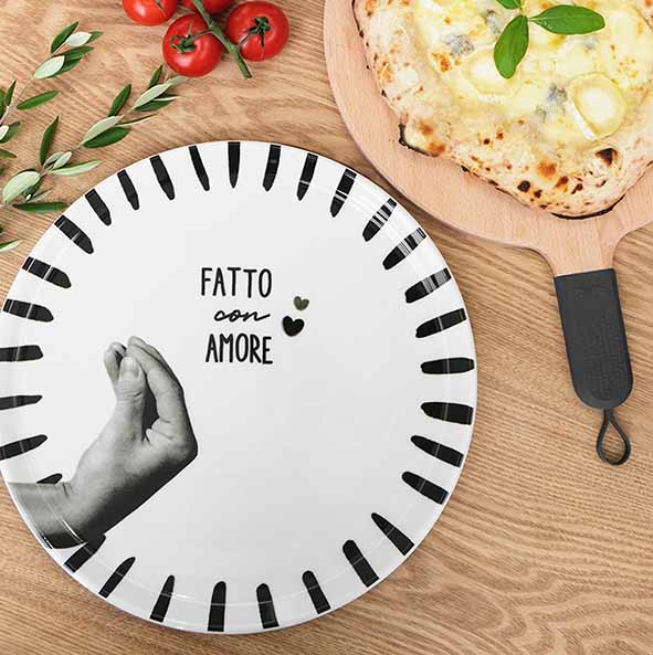 Atina pizzabord charbon 32.5cm
