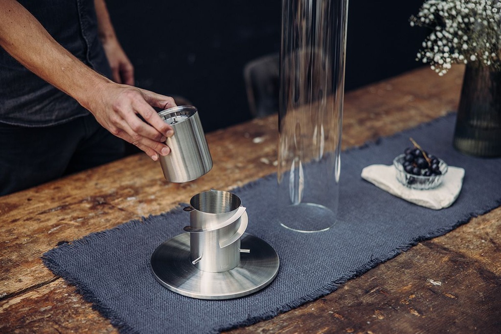 spin 1200 bio-burner omzetter (eco-ring en blusdeksel)