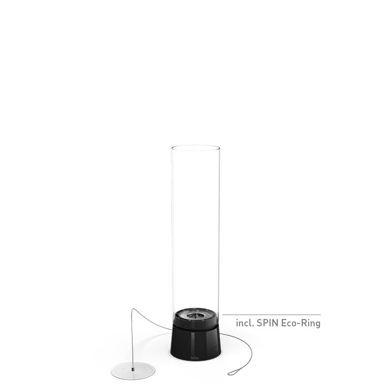 spin air 900 tafelvuur emaille zwart