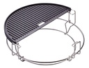 half moon cast iron reversible griddle classic joe