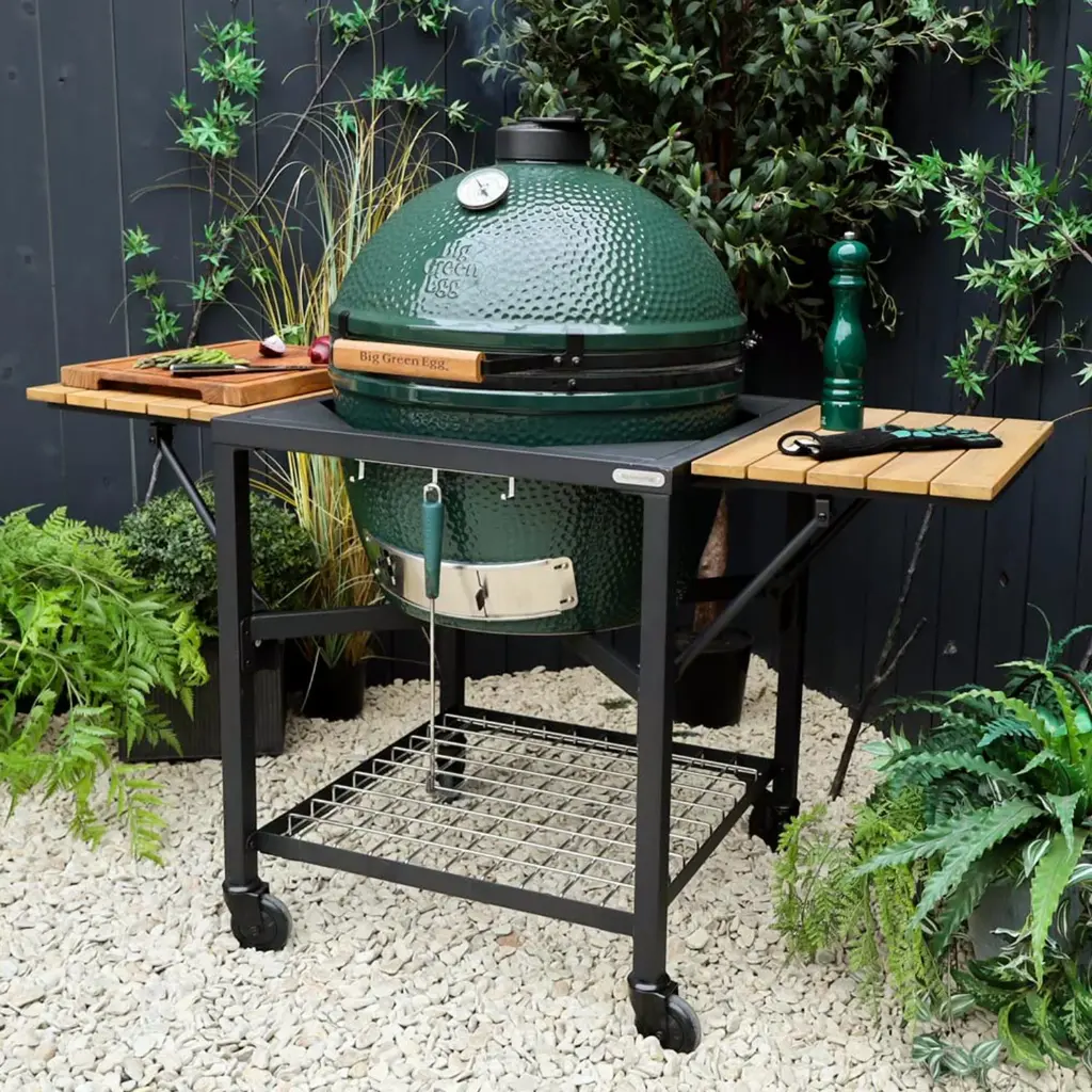 Pitt-Big Green Egg-2XL Big Green Egg met EGG frame-2