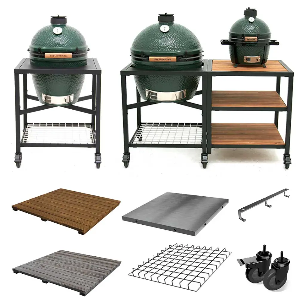 Pitt-Big Green Egg-2XL Big Green Egg met EGG frame-6