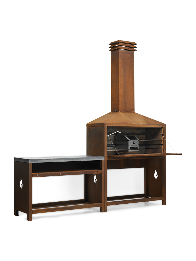 onderstel single corten excl werkblad