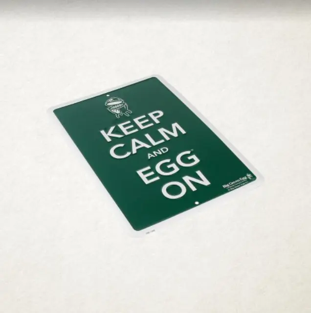 Pitt-Big Green Egg-Tekstbord Keep calm and egg on-1