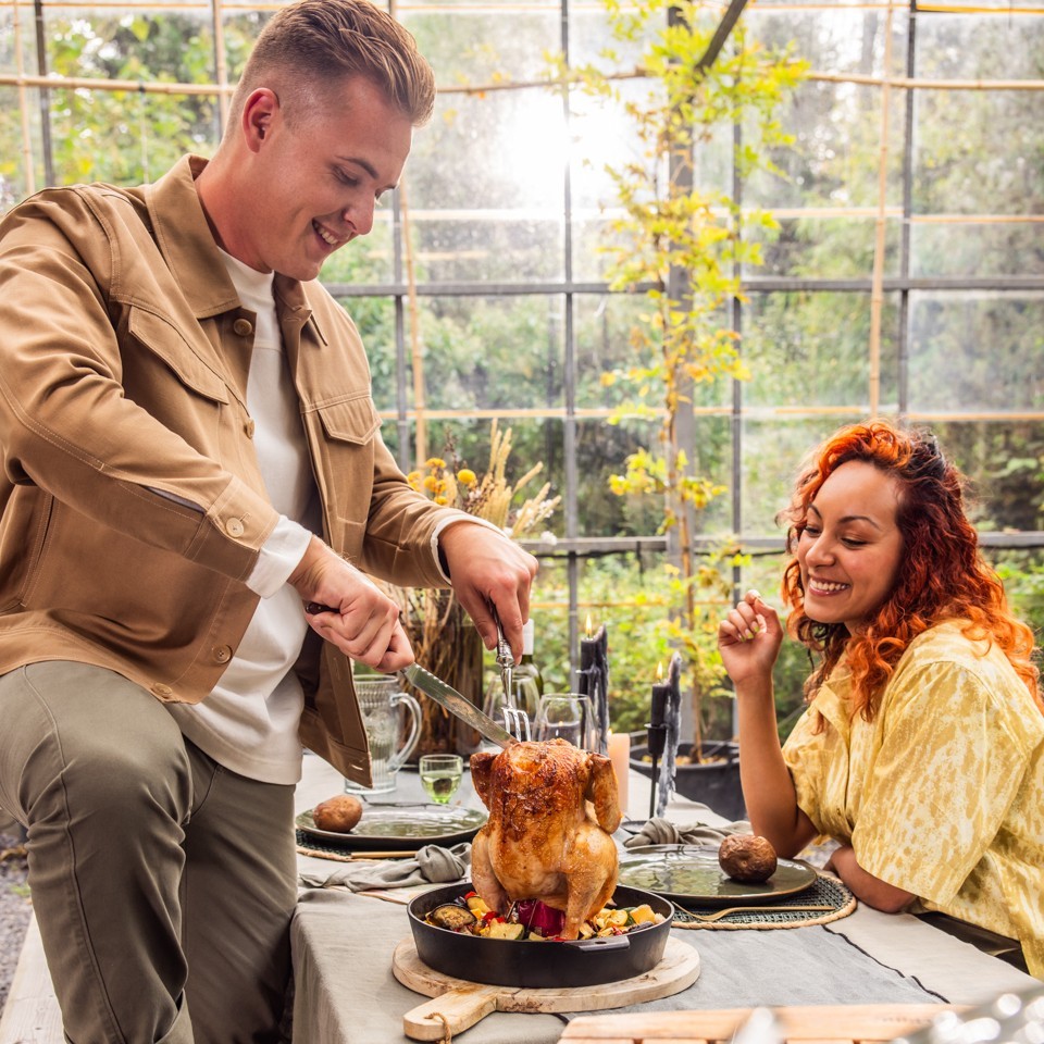 vertical turkey roaster 