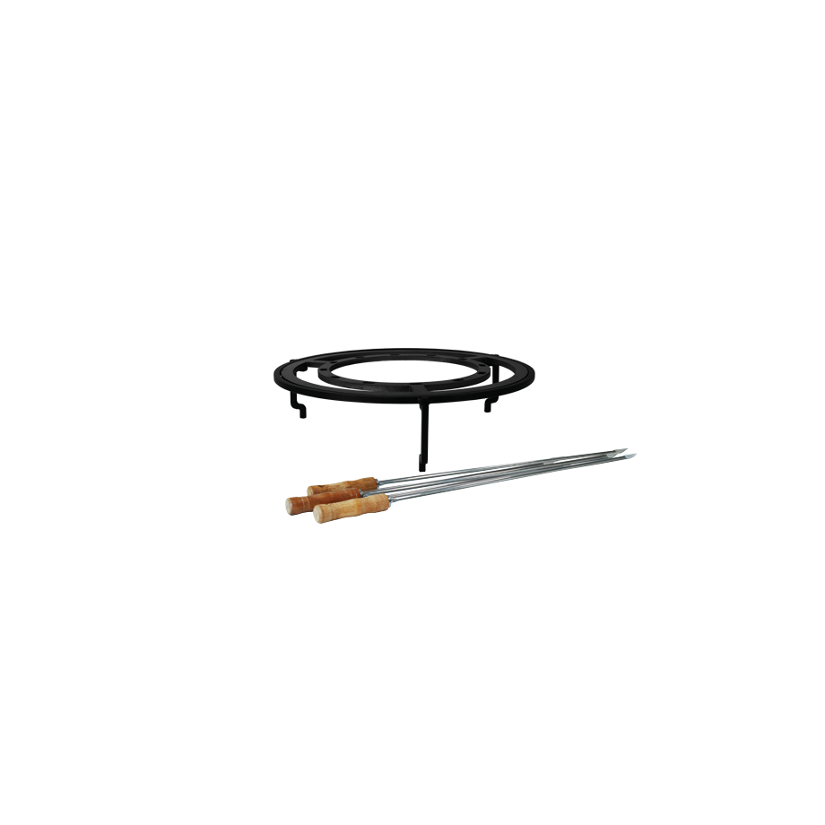 brazilian grill set 100 (ring+3 broch.)