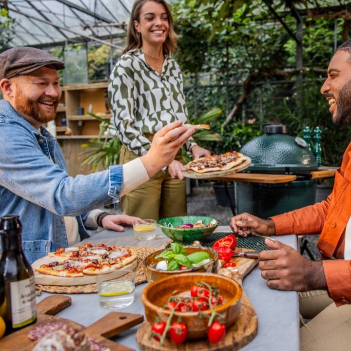 Pitt-Big Green Egg-Roestvrij stalen rooster M-1