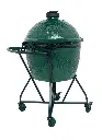 Pitt-Big Green Egg-Xlarge Big Green Egg met IntEGGrated nest + handler-2