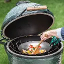 Pitt-Big Green Egg-Carbon steel wok L, XL-4