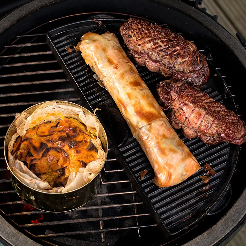 Pitt-Big Green Egg-Halve gietijzeren bakplaat L-1.webp