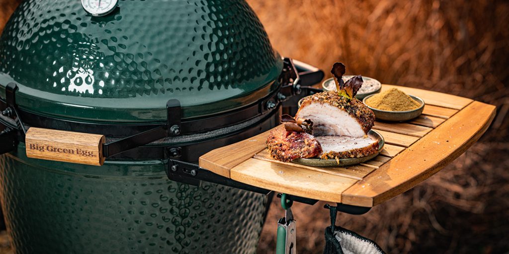 Pitt-Big Green Egg-Acacia EGG mates L-houten zijtafels-5