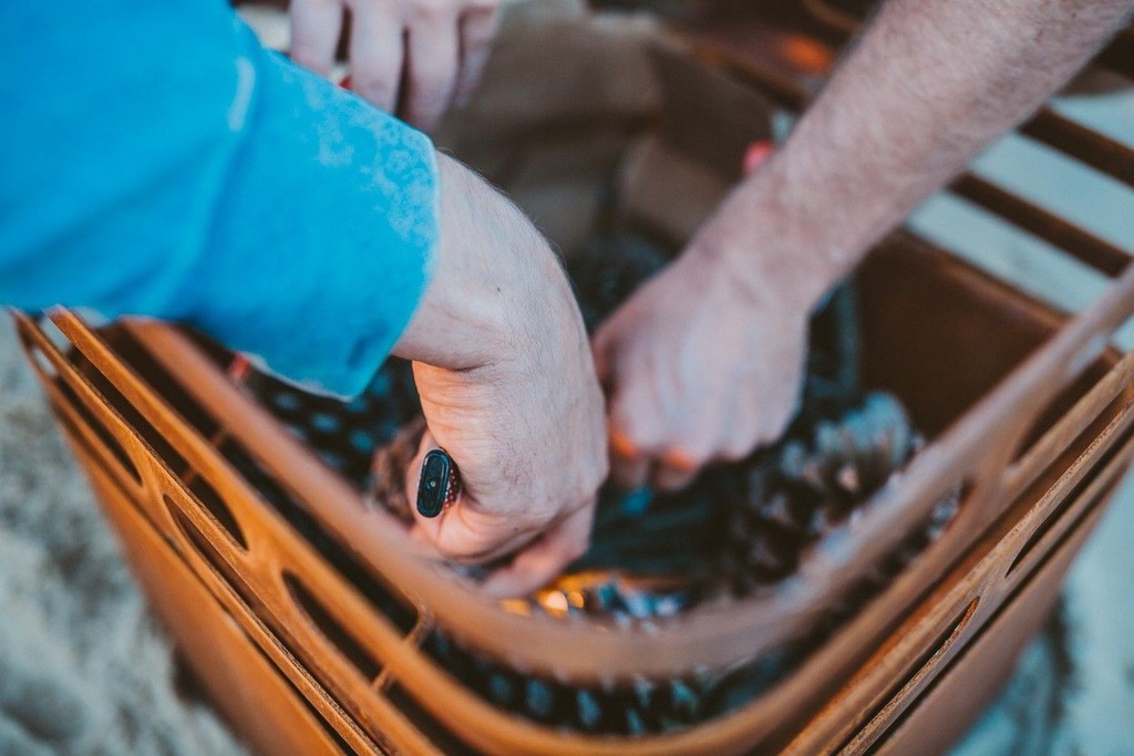 cube vuurkorf corten