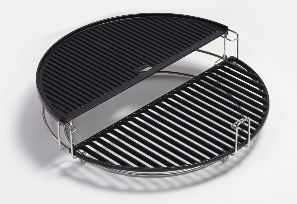 half moon cast iron reversible griddle big joe