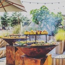 85 grill acc. set  (voet+grill+skewers+ring)