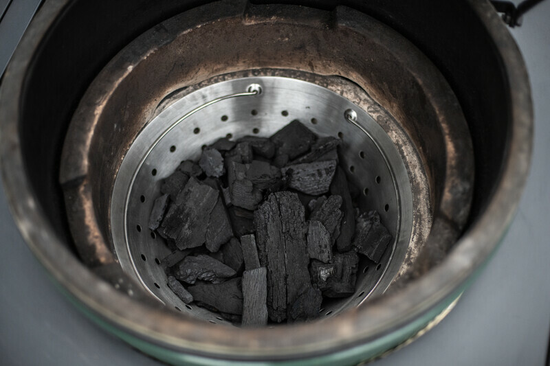 Pitt-Big Green Egg-Inox Vuurkorf M-2