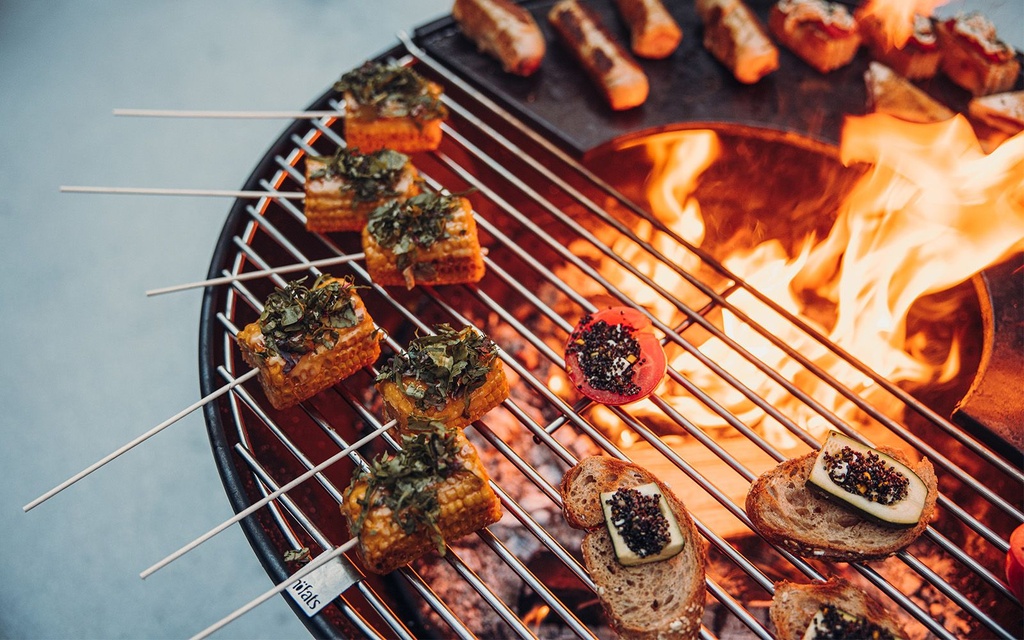 bowl vuurschaal grillrooster 57cm