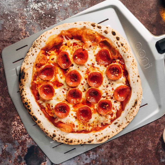 pizza perforated peel 14'' 35cm