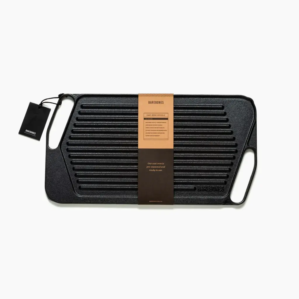 Grillplaat 19 x 49 cm, gietijzer