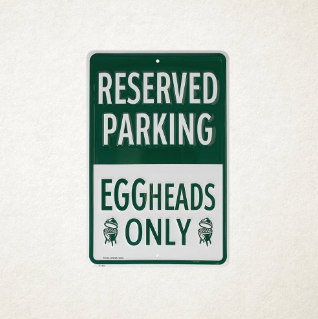 Parkeerbord Eggheads only