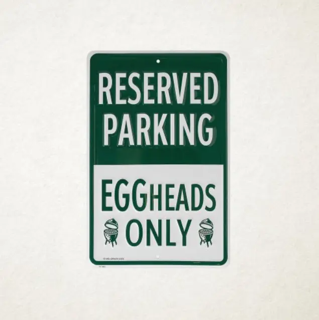 Parkeerbord Eggheads only