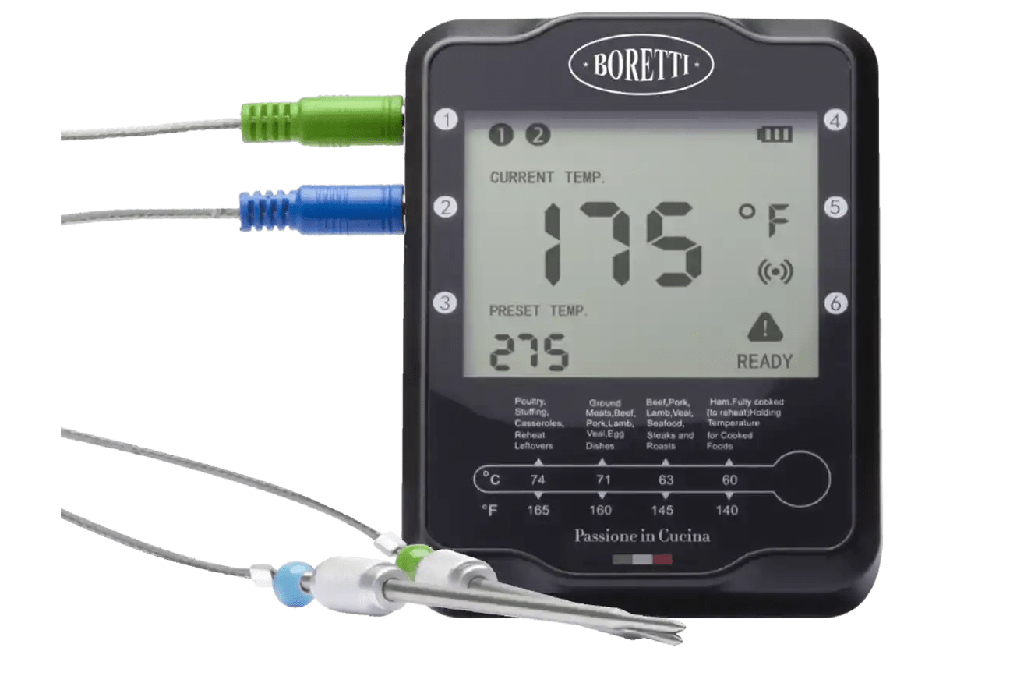 Thermometer met 2 probes