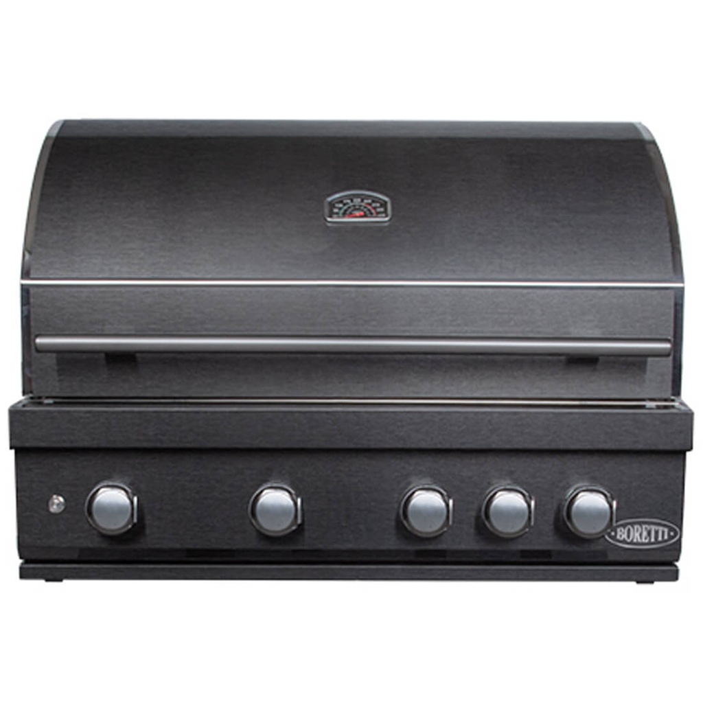 Imperatore nero gasbarbecue 4 branders, built-in