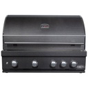Imperatore nero gasbarbecue 4 branders, built-in