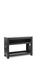 Zijtafel duo zwart-keramiek licht grijs