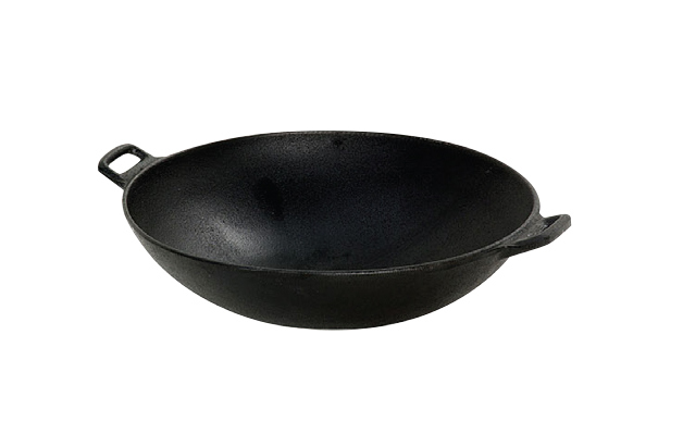 Gietijzeren wok