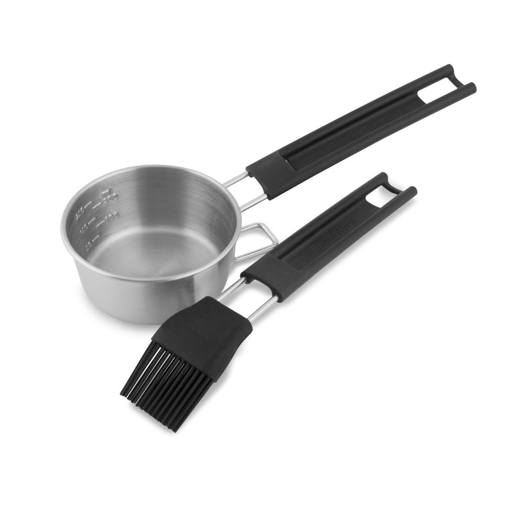 invetset (borstel + inox pannetje 250ml) 