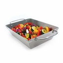 Wok diep inox, geperforeerd (33 x 25 cm)