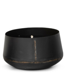 Outdoor zwarte kaars galvanized  ø26 x 16 