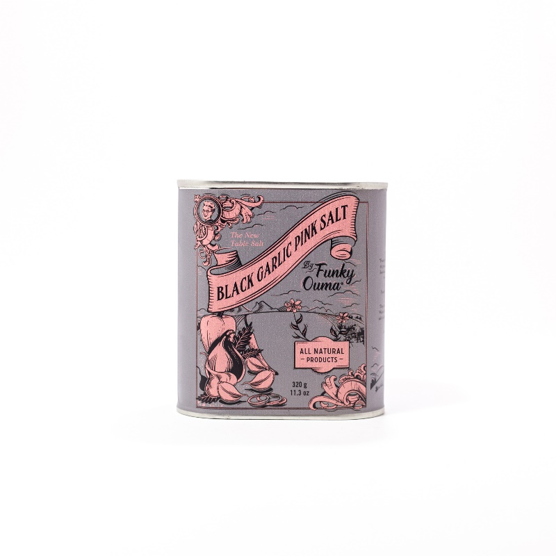 Black garlic zout tin 250 g